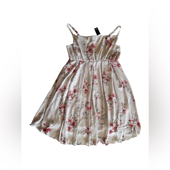 Torrid Fallover Floral Chiffon Cowl Neck Dress Women Plus Size 2X Cottagecore - Picture 4 of 16